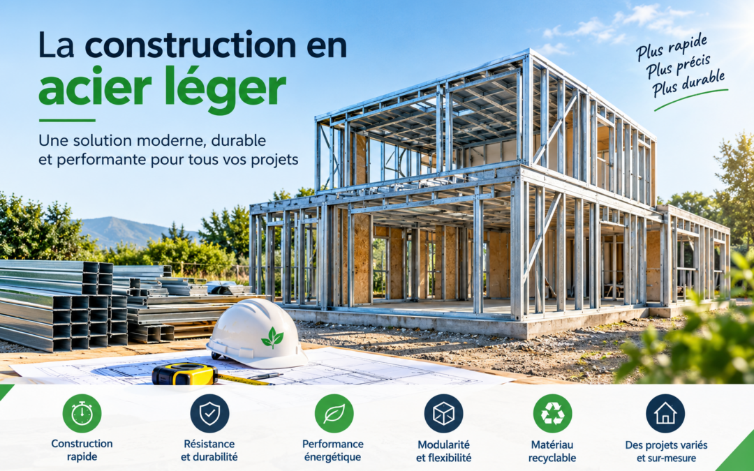Les nouveautés de la construction en acier léger